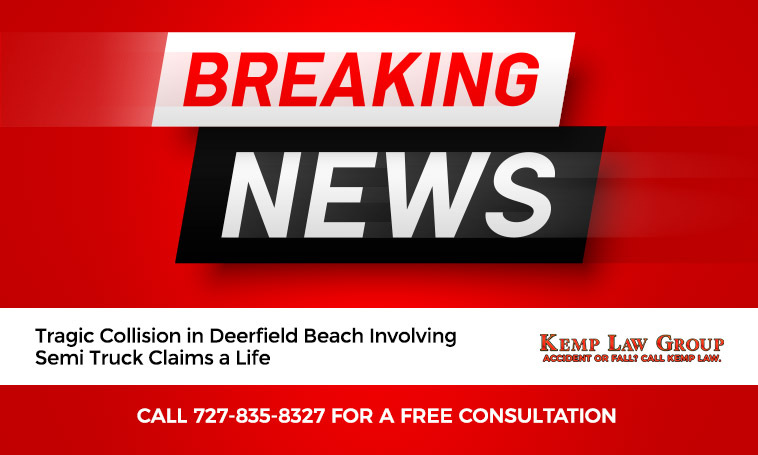 Tragic Collision in Deerfield Beach Involving Semi Truck Claims a Life